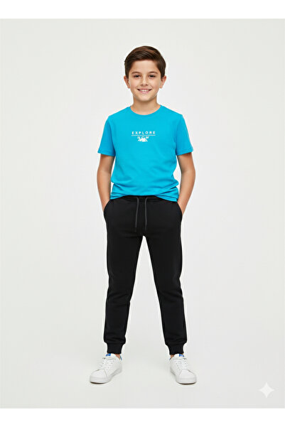 MİÇKO Kids Yumuşak Modal Kumaş Likralı Rahat Jogger Eşofman Altı