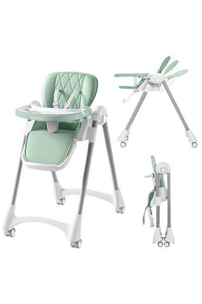Kidizi Allure Mint foldable high chair for babies and children, 6-36 months, ...