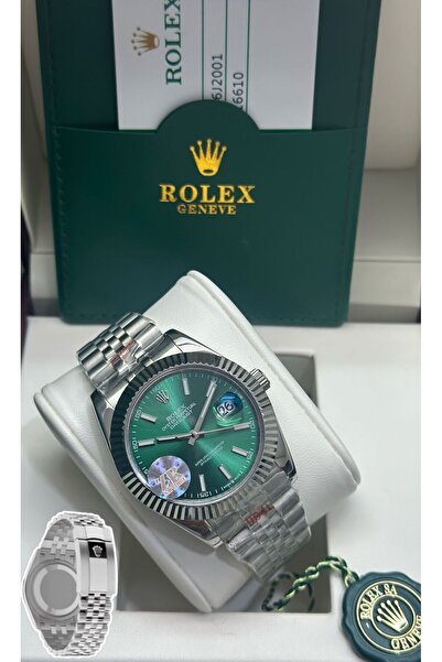 Watch Men's Master watch, battery-operated, wide lock, clean, serrated frame