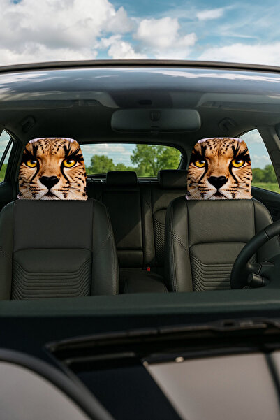 EVPANYA Decorative Car Headrest Covers, Set of 2