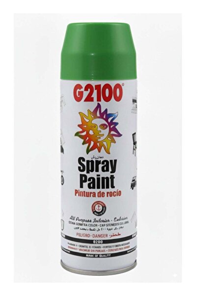 Generic بخاخ طلاء G2100 سعة 400 مل | 240 غرام (أخضر) - طلاء متعدد الاستخدامات...
