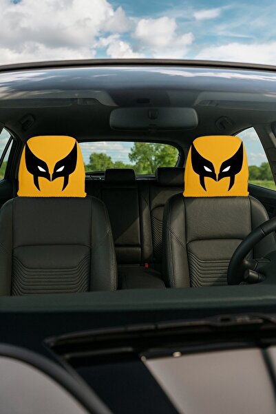 EVPANYA Decorative Car Headrest Covers, Set of 2