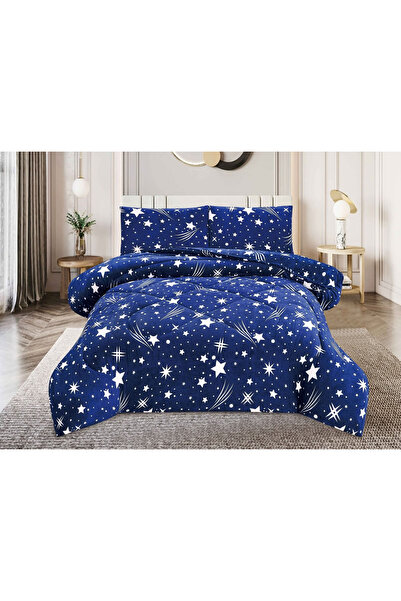 FIONNA.RO Cocolino Throw - Blue With Stars