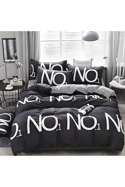 CumparaMisim Double bed linen with Stretchy, satin Cotton , Grey, no.1