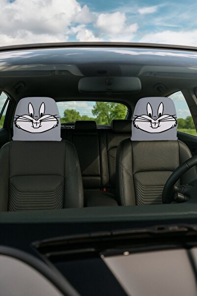 EVPANYA Decorative Car Headrest Covers, Set of 2