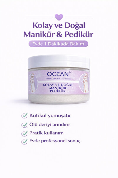 Sibelon Kolay Manikür Pedikür Kremi – Kütikül Yumuşatıcı Peeling Etkili