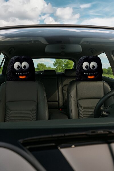 EVPANYA Decorative Car Headrest Covers, Set of 2