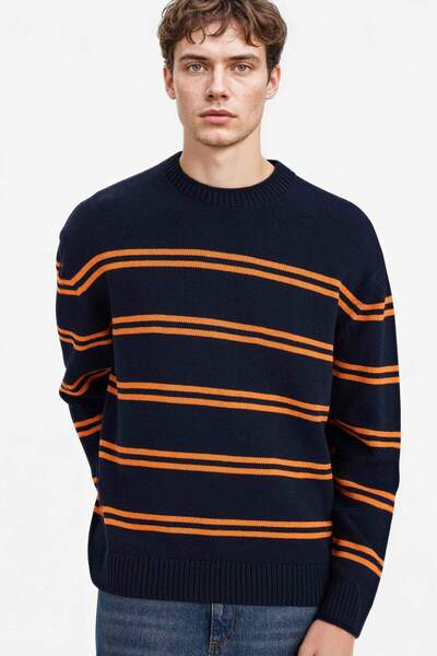 DeFacto Relax Fit Knitwear Sweater G6716Ax25Wn