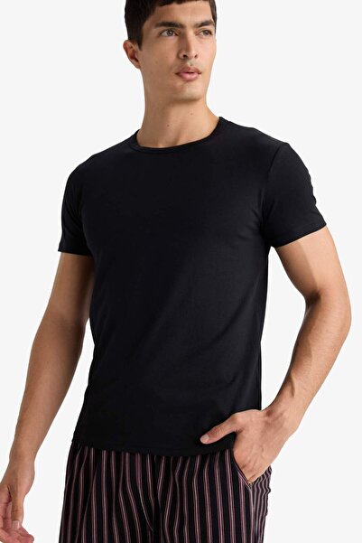 DeFacto Slim Fit Crew Neck Top L4885Az25Au