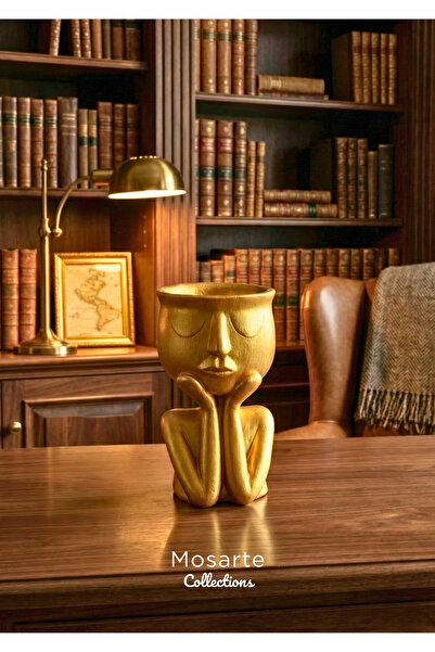 Mosarte مزهرية ديكور على شكل رجل يفكر – وعاء زهور بتصميم نحتي عصري |   تصميم ...