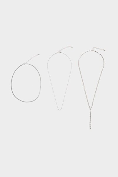 DeFacto Women's 3-Piece Necklace G4483Axns