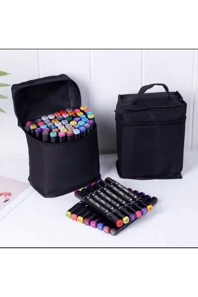 Touch World of Colors: Double-Ended Sketch and Design Pencil Set - with Special Carrying Case (Set of 36)