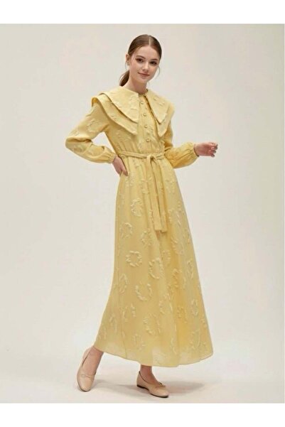 Giyinse Filiz Girl's Dress Yellow - Hijab Dress