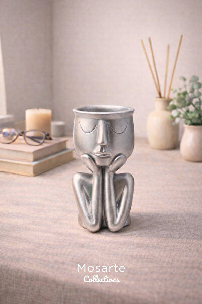 Mosarte مزهرية ديكور على شكل رجل يفكر – وعاء زهور بتصميم نحتي عصري |   تصميم ...