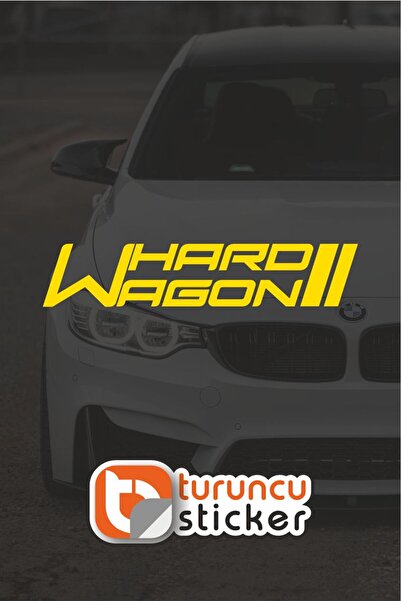 Turuncu Sticker هارد واجون - ملصق سيارة - ملصق زجاج السيارة - ملصق مركبة - مل...