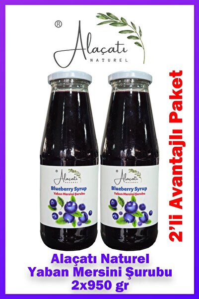 Human life humanlife Alaçatı Naturel Yaban Mersini Şurubu 950 gr 2 Adet