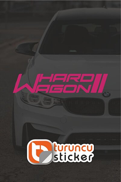 Turuncu Sticker هارد واجون - ملصق سيارة - ملصق زجاج السيارة - ملصق مركبة - مل...