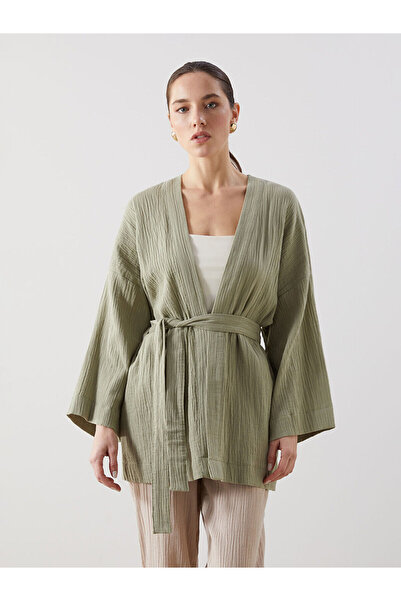 LC Waikiki Özmarka Yeni Sezon Şal Yaka Kadın Kimono