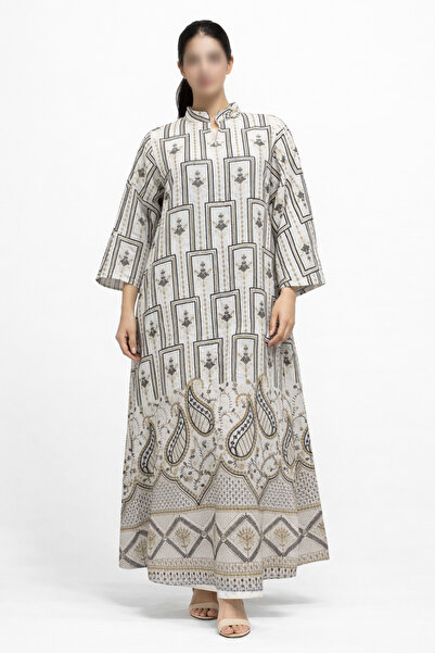 THOGUE Women's Cotton jalabiya embroidered with thread