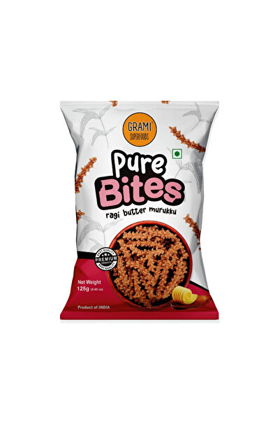 GRAMI Finger Millet(Ragi) Butter Murukku 125 g