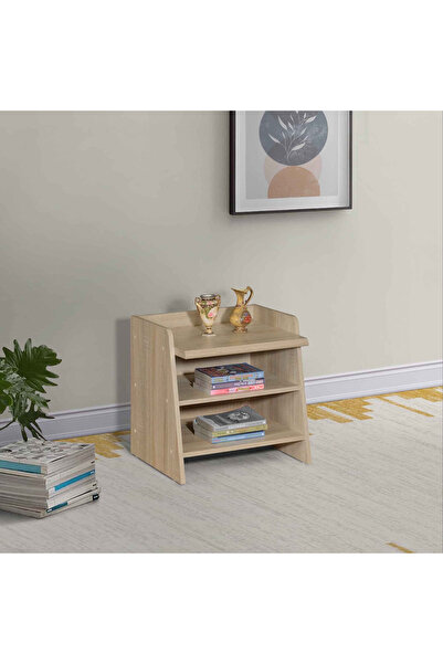Generic طاولة جانبية أواسيس كامبريدج مع أرفف مفتوحة