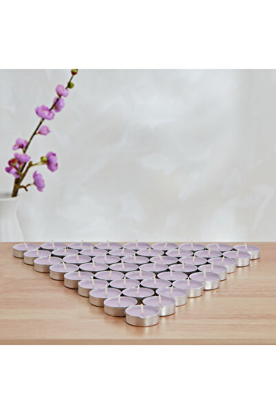 Generic مجموعة شموع صغيرة من كارا مكونة من 50 قطعة برائحة اللافندر والبابونج ...