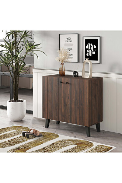 Generic خزانة أحذية كايرو تتسع لـ 9 أزواج مع بابين