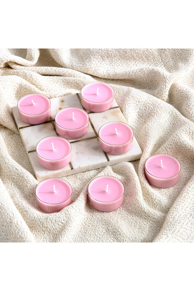 Generic Bolsius 8-Piece Magnolia Scented Maxi Light Set - 375 gm