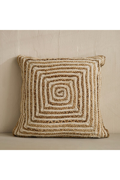 Generic وسادة مصنوعة يدويًا من الجوت من إيكو سويرلز - 50 × 50 سم