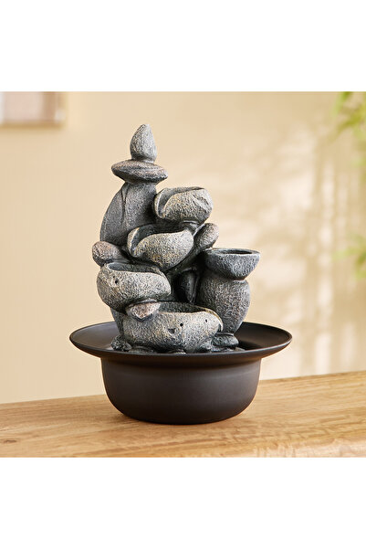 Generic Claro Modern Fountain with LED Light - 23x23x31 cm