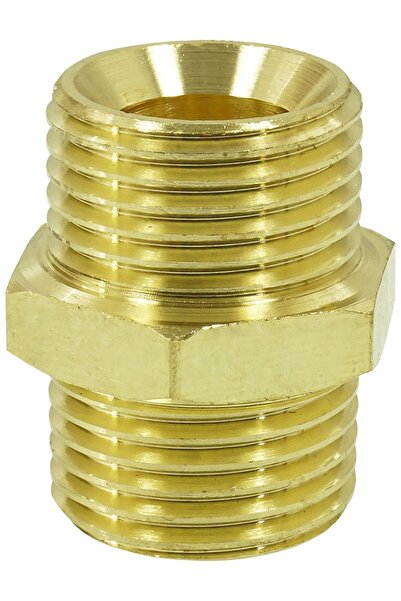 VERKE Niplu cu filet exterior, Verke, alamă de 1/2", V81380