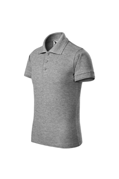 Malfini Tricou polo pentru copii, Pique Polo 222, Gri 146 cm/10 ani