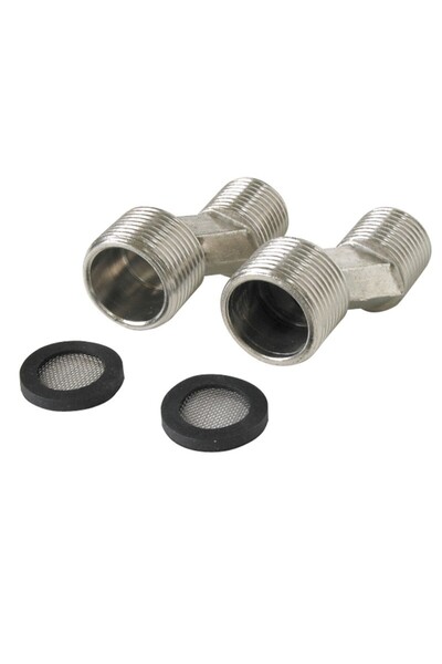 Extol Set de 2 racorduri excentrice pentru robinet și aerator,