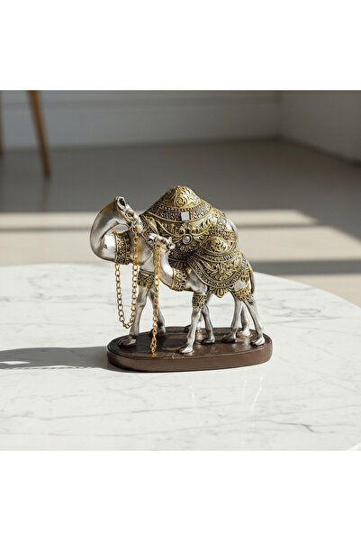 Generic تمثال جمل مع عجل من مادة البولي ريزين من إنتاج شركة Wren Qusida - 18×...