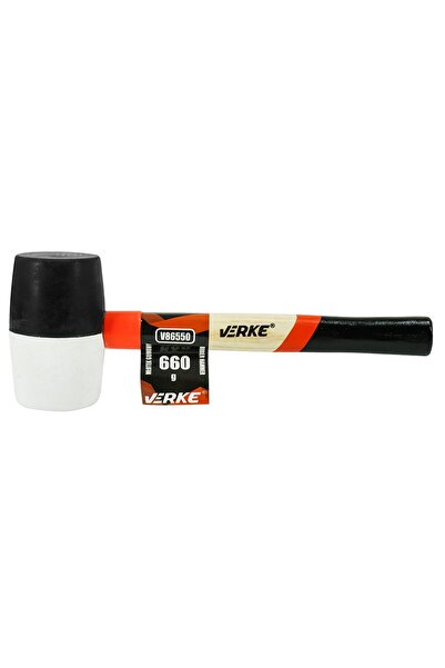 VERKE Cioc de cauciuc, Verke, mâner din lemn 660g, V86550