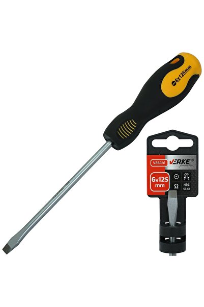 VERKE Flat screwdriver, Verke, 6x125 mm, V86441