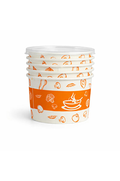 ABAS Tek Kullanımlık Çorba Kasesi 25'li paketler – Sıcak Dayanıklı, Sızdırmaz...