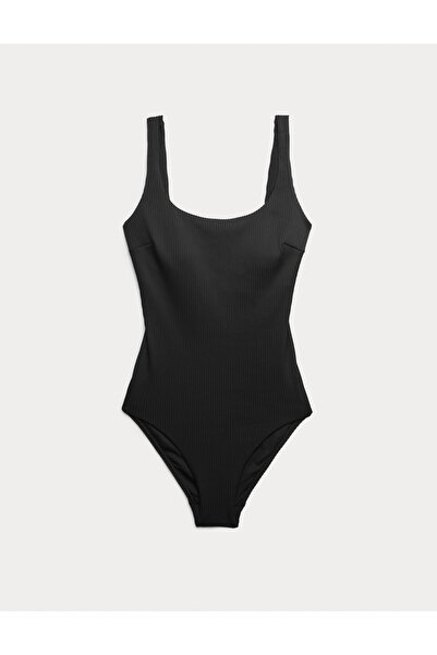 Marks & Spencer Dokulu Scoop Yaka Mayo