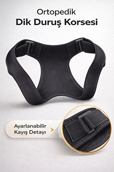 yumuhome مشد الظهر القابل للتعديل لتصحيح وضعية الجسم ودعم الكتفين