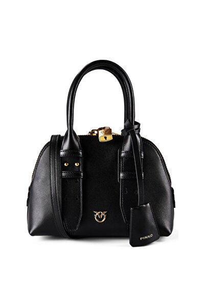 PİNKO Bowling Bag Handtasche Leder 21 cm