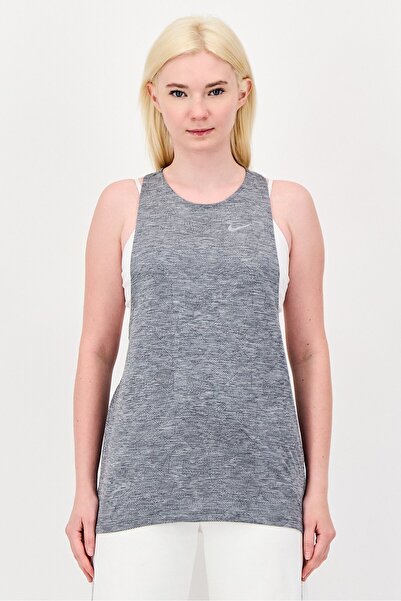 Nike Women Sportswear Fit Sleeveless Running Tank Top, Grey