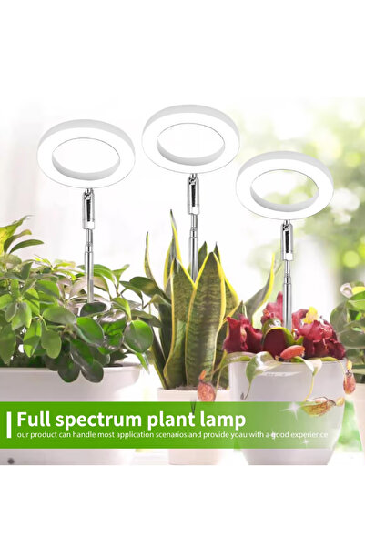 Spectrum Lampă de creștere completă cu LED pentru plante de interior, cu temporizator și 10 niveluri de luminozitate