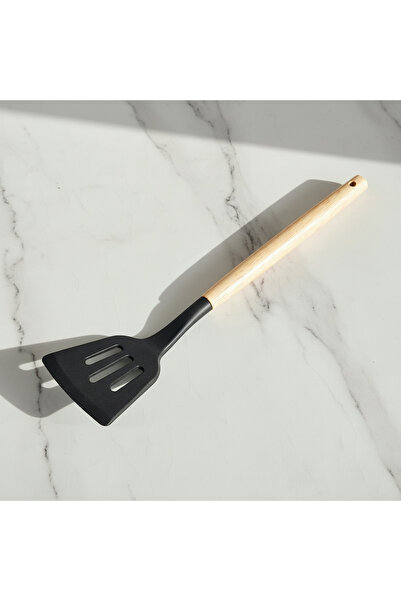 Generic Naturelle Slotted Turner - 31.5 cm