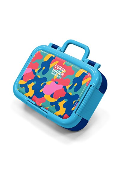 Coral High Παιδικό πολύχρωμο δοχείο φαγητού από ανοξείδωτο ατσάλι με σχέδιο π...