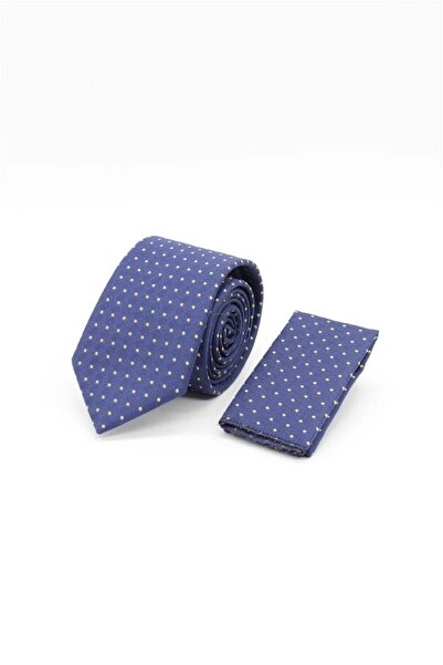 İmza Dark Navy Blue Patterned 6 cm Tie