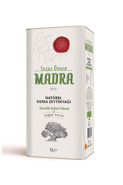 Sezai Ömer Madra 5 LT ERKEN HASAT ZEYTİNYAĞI