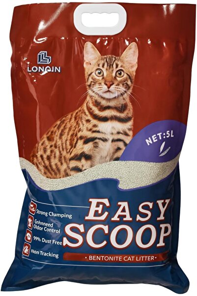 AUROMA 100% Natural Bentonite Clumping Cat Litter, 99% Dust-Free, Strong Odor...