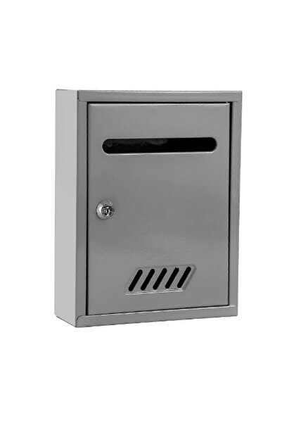 BASE Cutie poștală metalică GRI 260x200x75 mm