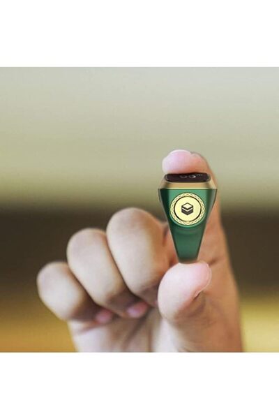 iqibla Smart Tasbih Zikr Ring- Muslim Prayer- Prayer Timing Reminder OLED Dis...