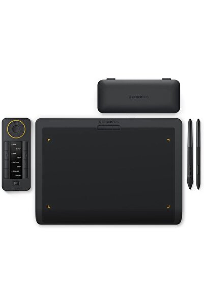 XENCELABS لوحة رسم متوسطة الحجم، لوحة رسم لاسلكية مزودة بقلمين رقميين بدون بط...